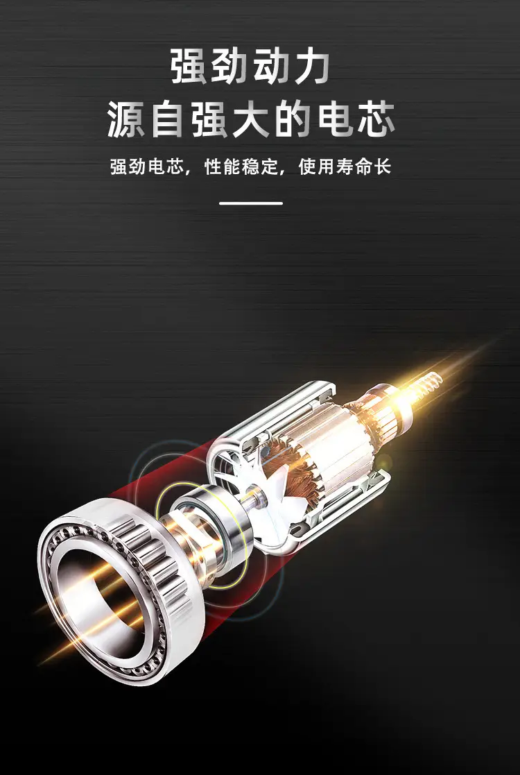 Rechargeable Electric Hair Clipper with LED Display — feature 7