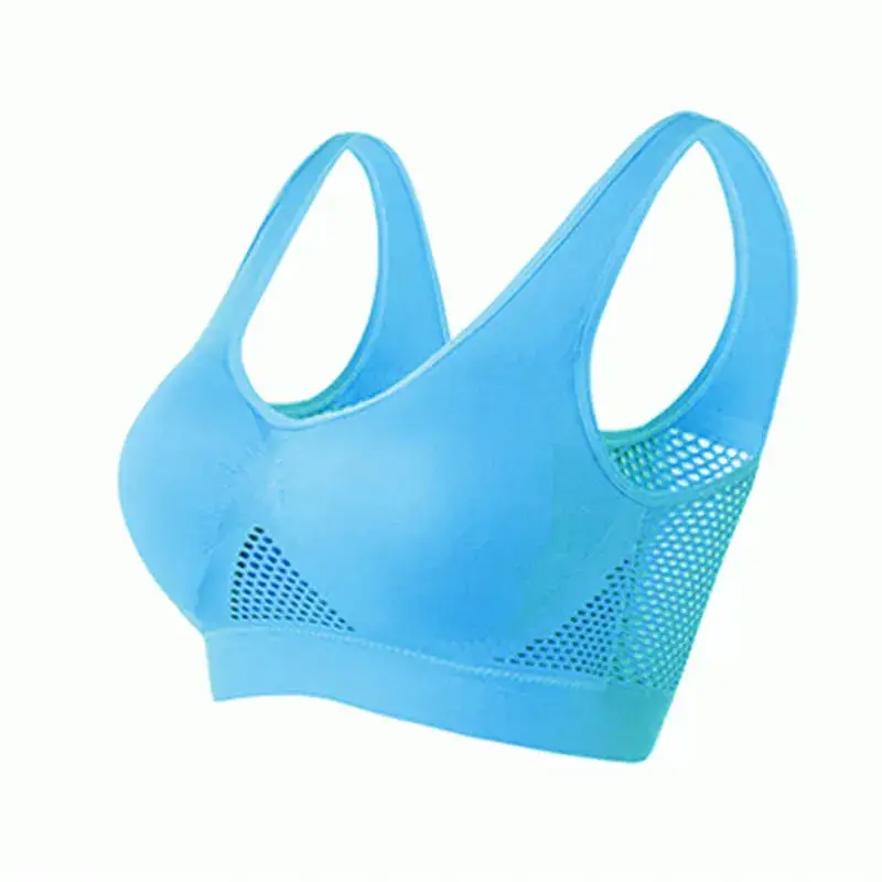 Cross-border breathable mesh sports bra for plus size - Image 7