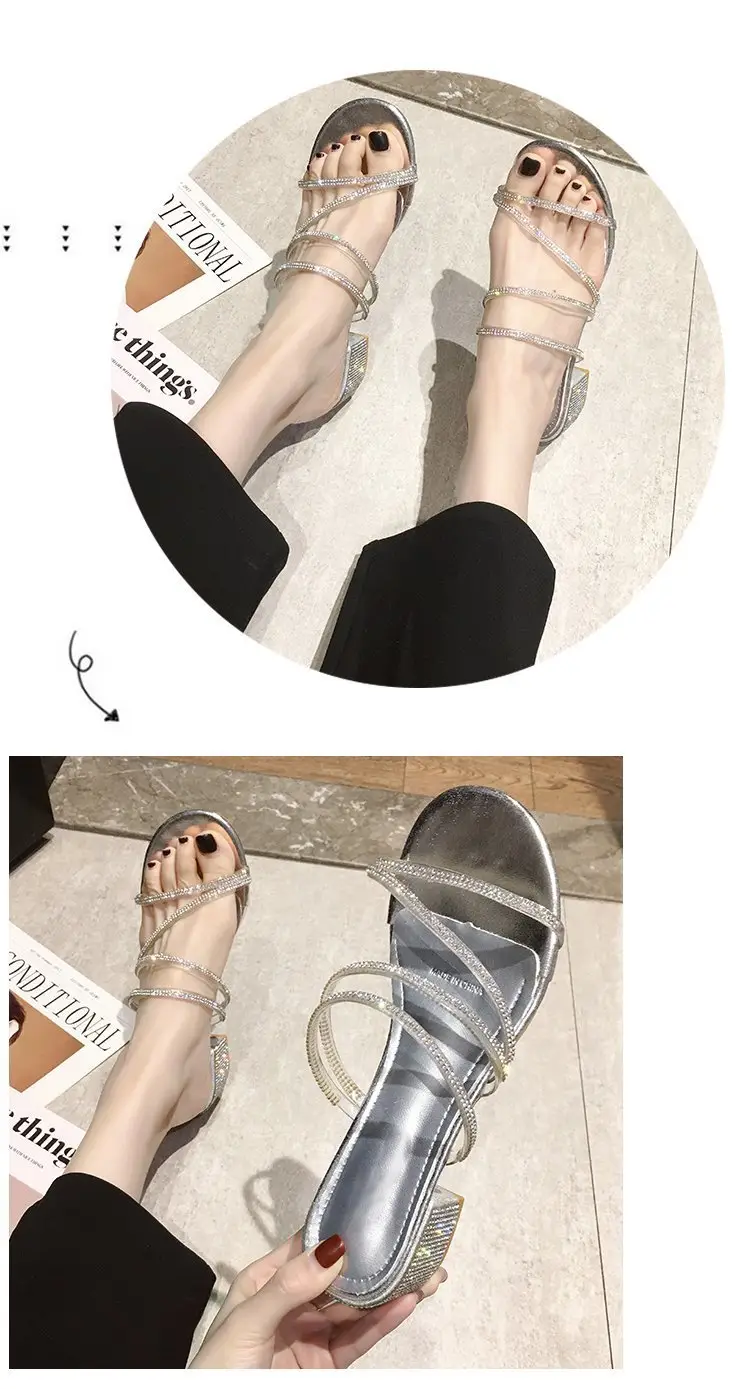 Women Rhinestone Open Toe High Heels 2025 — feature 11