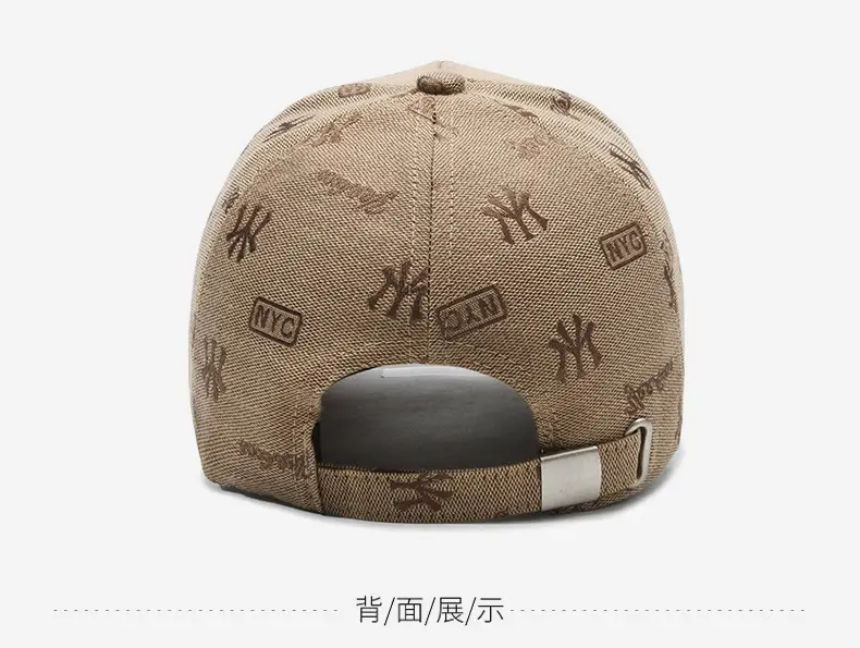 Men's Black Embroidered Baseball Cap with Gold Logo — feature 11