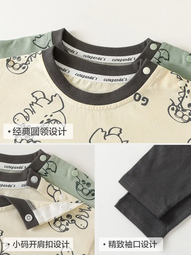 Baby Base Layer Shirt for Boys Spring Outfit - Image 5