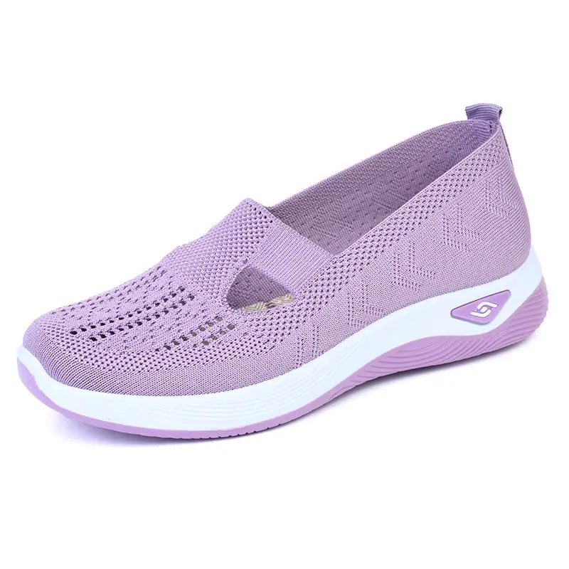 Summer women's shoes old Beijing cloth shoes non-slip hollow breathable lightweight comfortable middle-aged mother shoes a generation of hair - Image 14