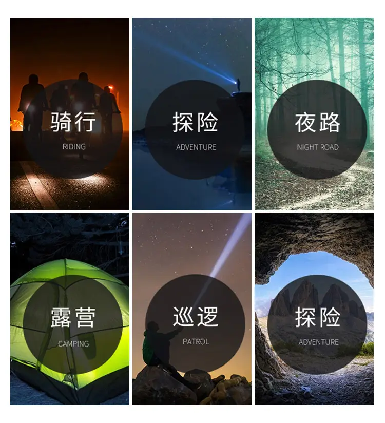 Rechargeable LED Flashlight with Cob Warning Probe — feature 16