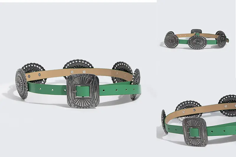 New European Belt Large Accessories Women's Retro Western Style — feature 10