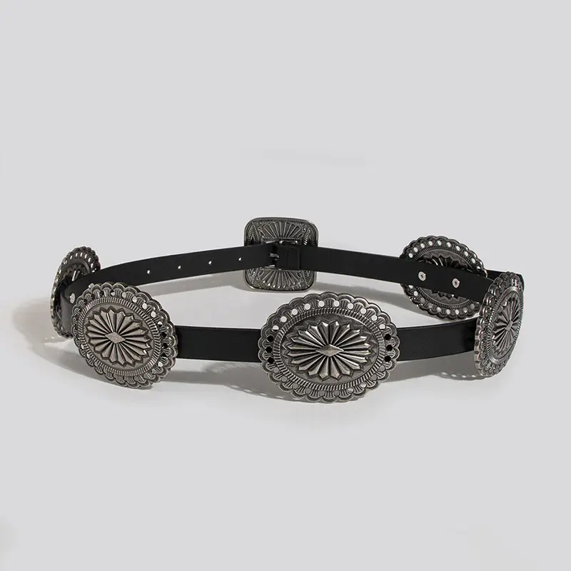 New European Belt Large Accessories Women's Retro Western Style — feature 4