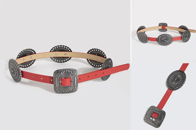 New European Belt Large Accessories Women's Retro Western Style — feature 7