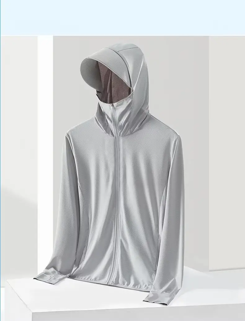 Women Ice Silk Hoodie White 8°C Protection — feature 15