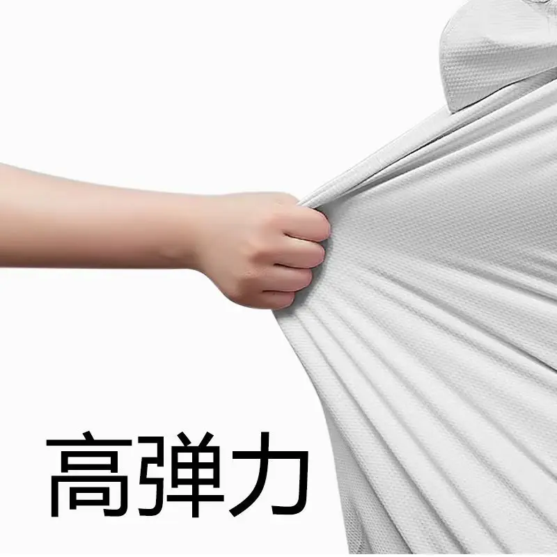 Women Ice Silk Hoodie White 8°C Protection — feature 2