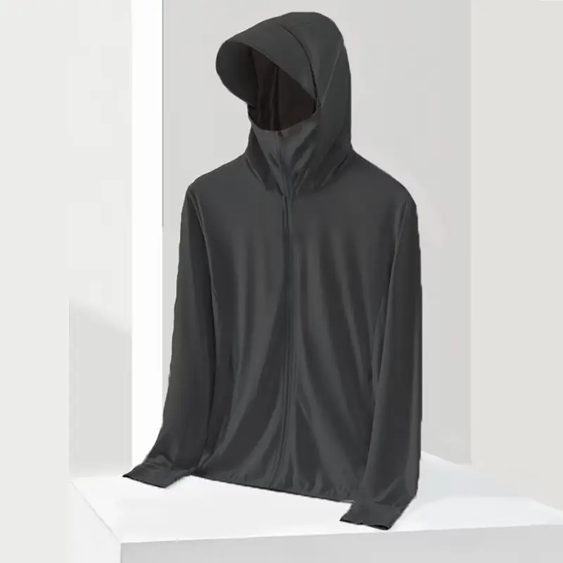 Women Ice Silk Hoodie White 8°C Protection - Image 2