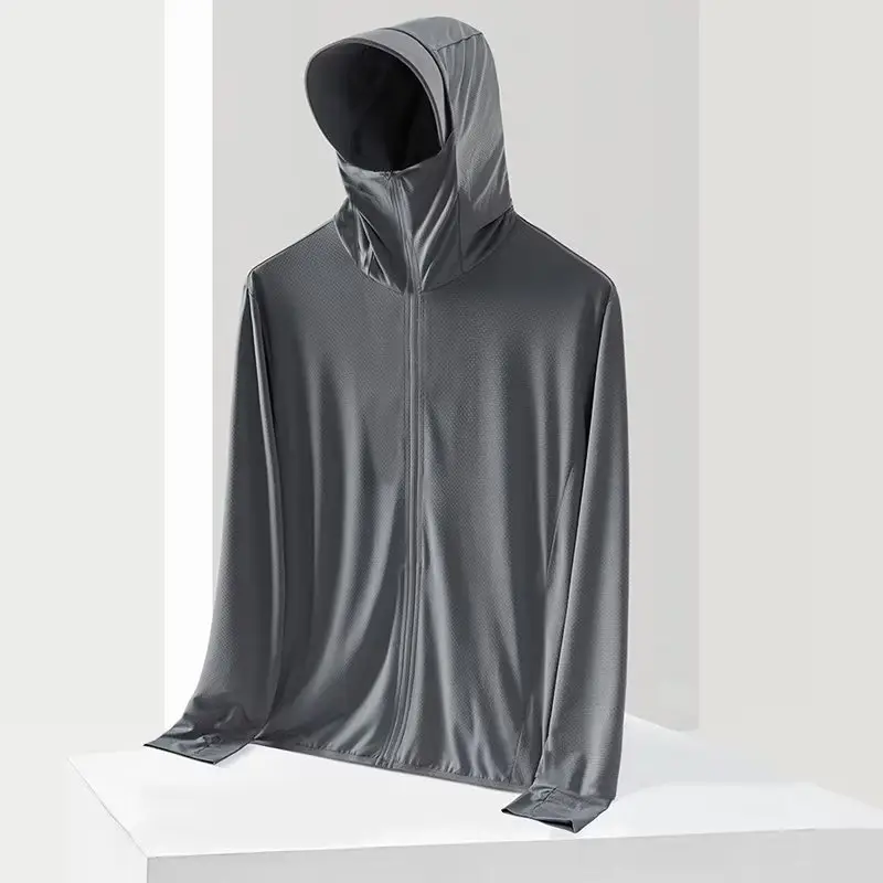Women Ice Silk Hoodie White 8°C Protection - Image 3