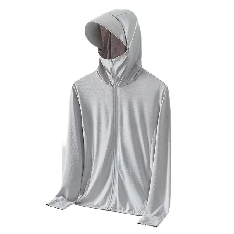 Women Ice Silk Hoodie White 8°C Protection - Image 4