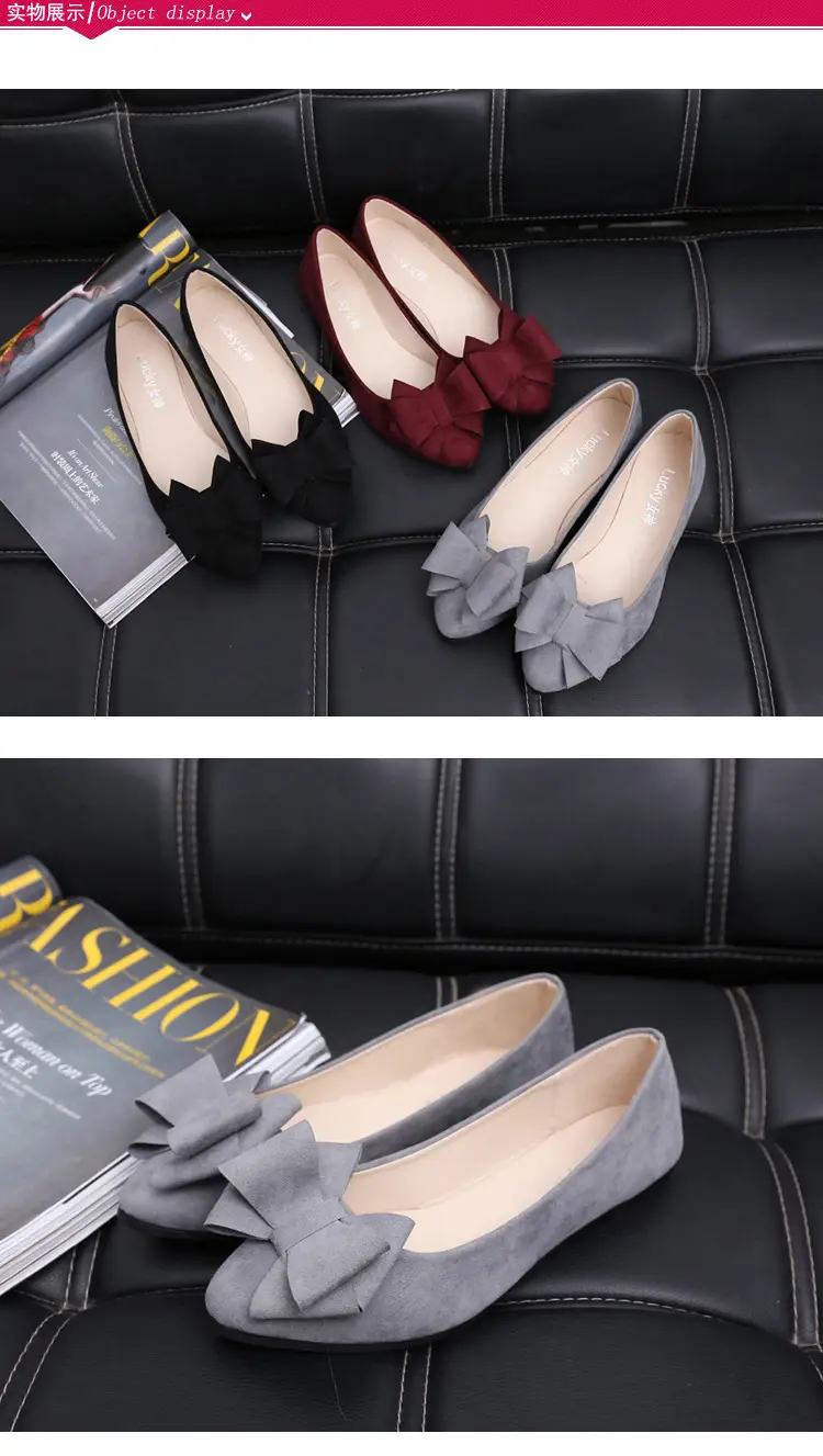 Women Pointed Toe Bow Flats 2025 Spring Fall — feature 10
