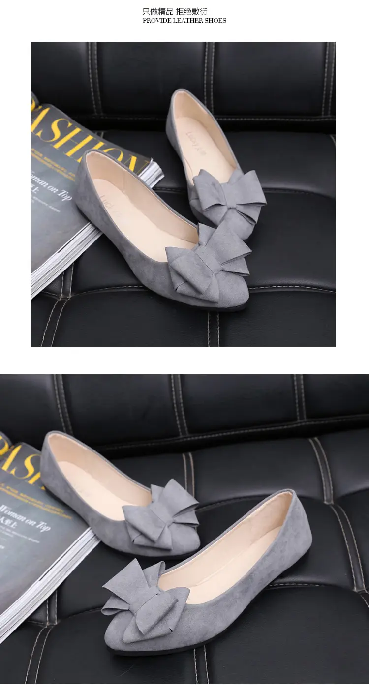 Women Pointed Toe Bow Flats 2025 Spring Fall — feature 11