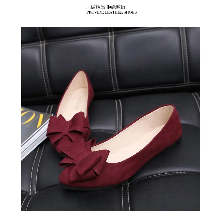Women Pointed Toe Bow Flats 2025 Spring Fall — feature 12