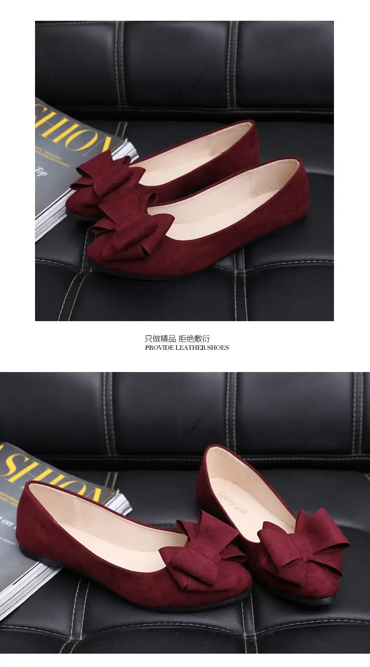 Women Pointed Toe Bow Flats 2025 Spring Fall — feature 13