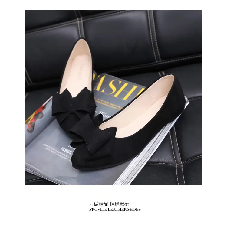 Women Pointed Toe Bow Flats 2025 Spring Fall — feature 15