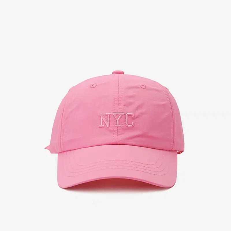 Pink Women's Korean Letter Embroidered Baseball Cap