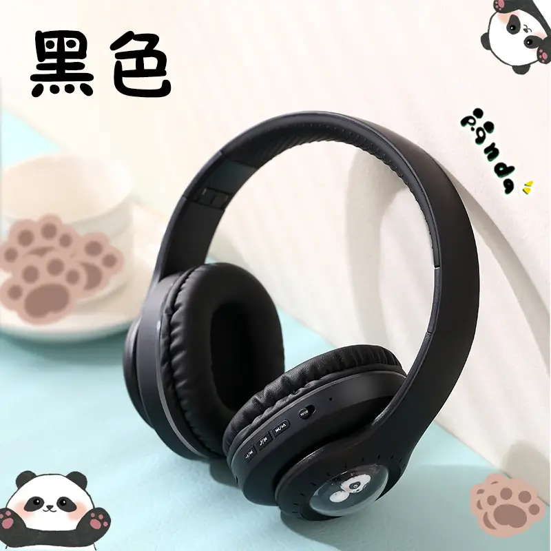 Red Space Capsule Cartoon Headset Bluetooth Wireless Game Folding - Image 3