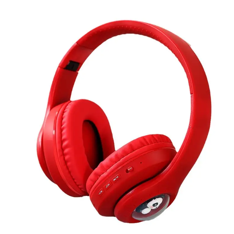 Red Space Capsule Cartoon Headset Bluetooth Wireless Game Folding - Image 7