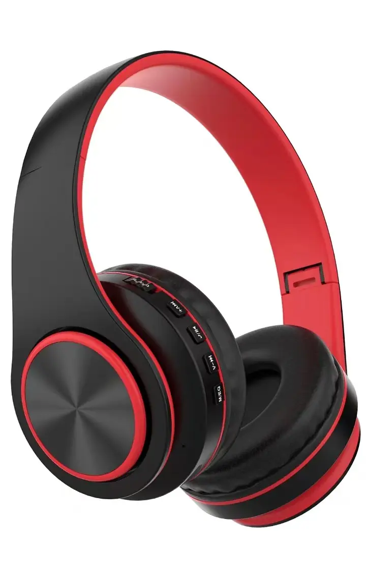 Red Space Capsule Cartoon Headset Bluetooth Wireless Game Folding - Image 6