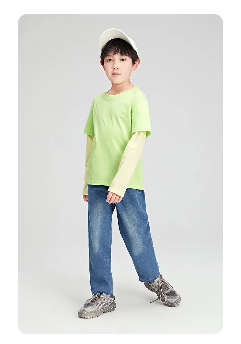 Boys' Blue Monster T-Shirt Long Sleeve Cartoon Kids — feature 11