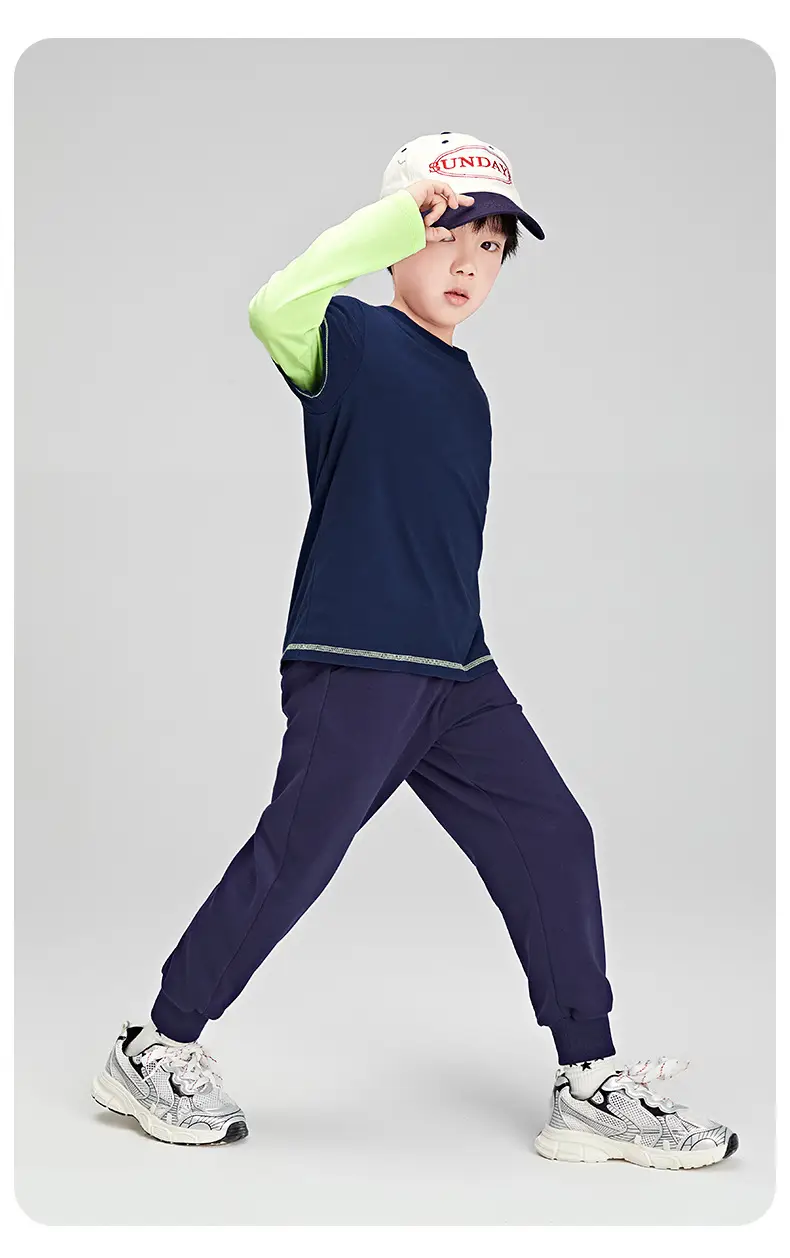 Boys' Blue Monster T-Shirt Long Sleeve Cartoon Kids — feature 12