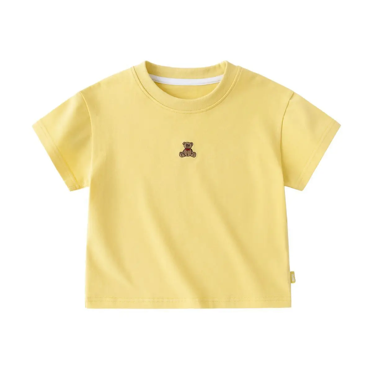 Dudu Baby Yellow Short Sleeve T-Shirt for Boys - Image 8