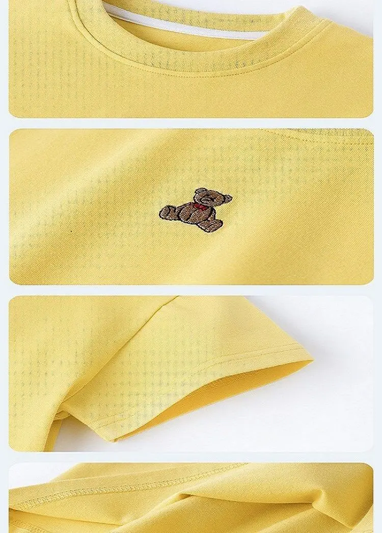 Dudu Baby Yellow Short Sleeve T-Shirt for Boys — feature 12