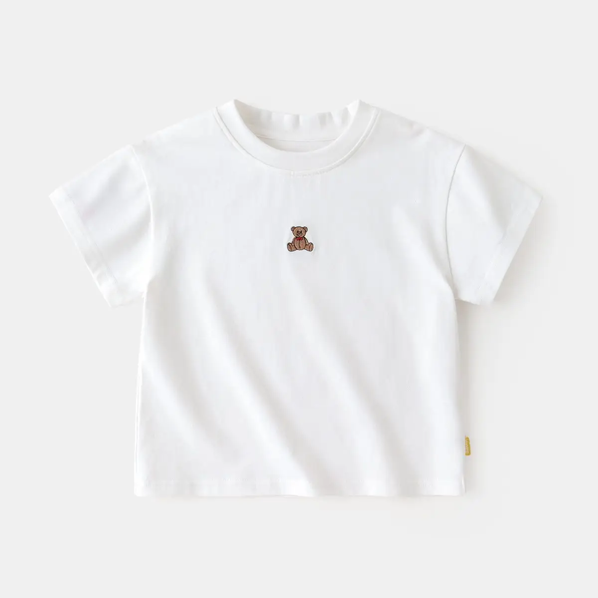 Dudu Baby Yellow Short Sleeve T-Shirt for Boys - Image 3