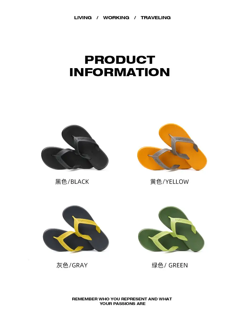 Thick bottom shit feeling beach clip feet non-slip wear-resistant sandals and slippers 2024 new summer flip-flops men's high-end feeling — feature 2