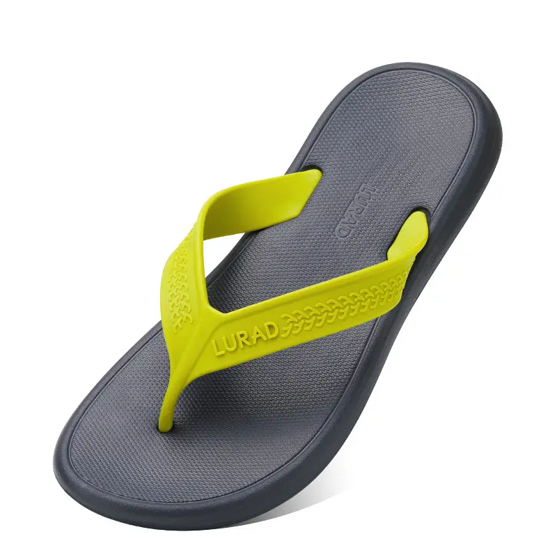 Thick bottom shit feeling beach clip feet non-slip wear-resistant sandals and slippers 2024 new summer flip-flops men's high-end feeling - Image 4