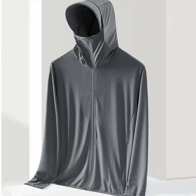 Women's White Hooded Sun Protection Coat UV Protection - Image 2