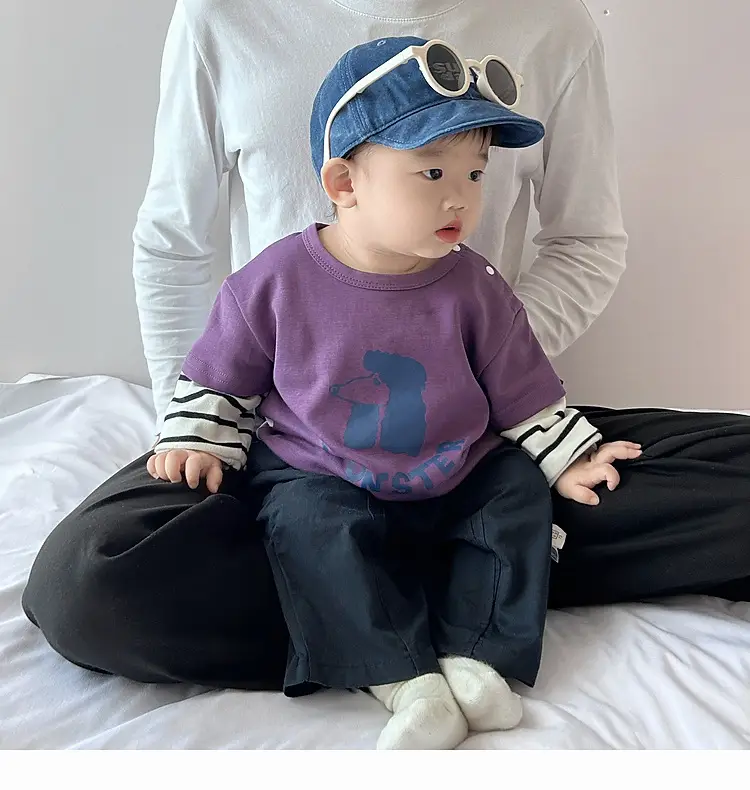 Boys Navy Monster Spliced Long Sleeve T-Shirt 2025 — feature 11