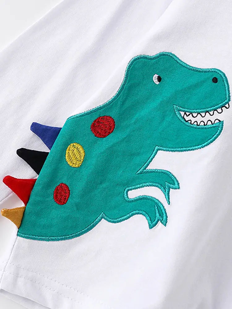 Malwee Boys Long Sleeve T-Shirt Elephant Print White - Image 28