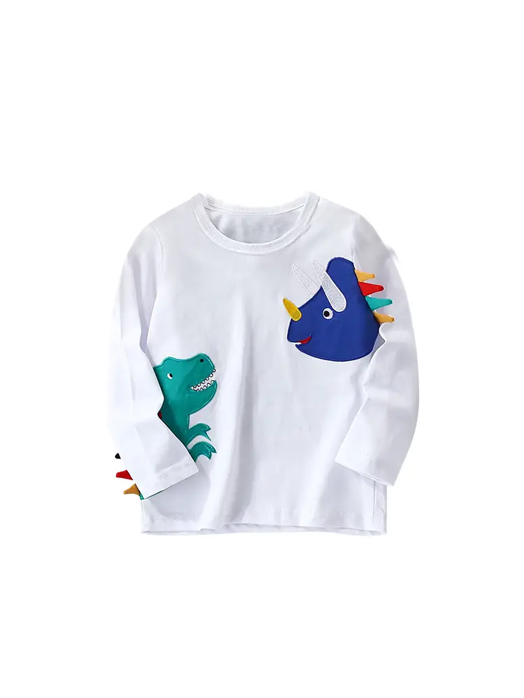 Malwee Boys Long Sleeve T-Shirt Elephant Print White - Image 30