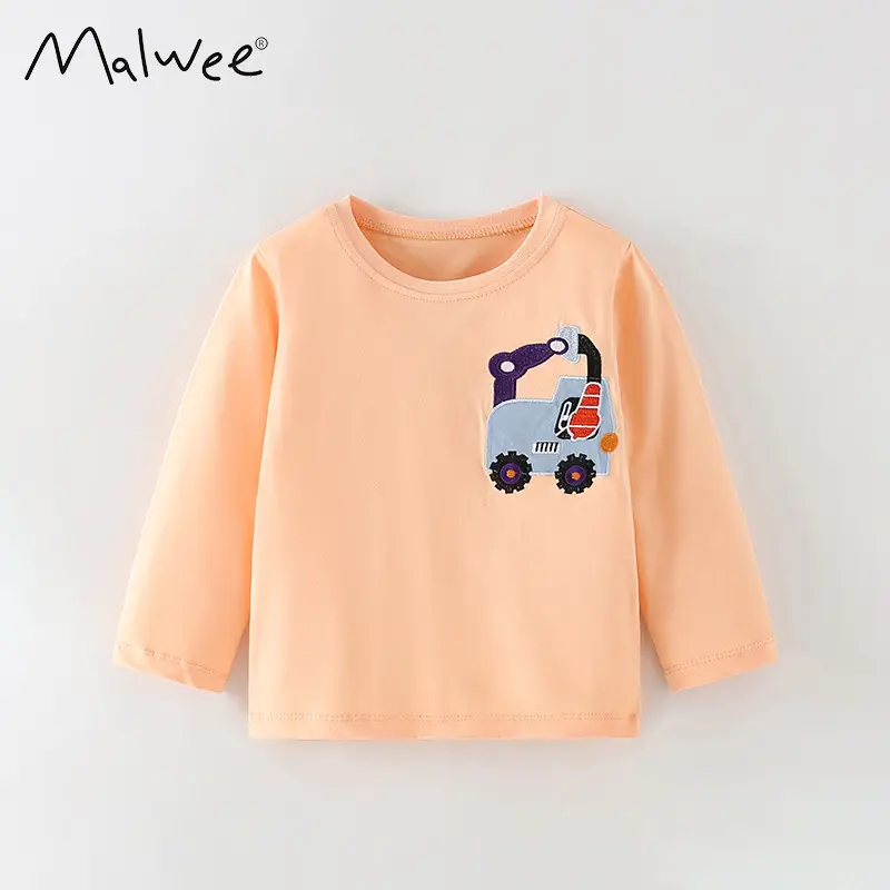 Malwee Boys Long Sleeve T-Shirt Elephant Print White - Image 21