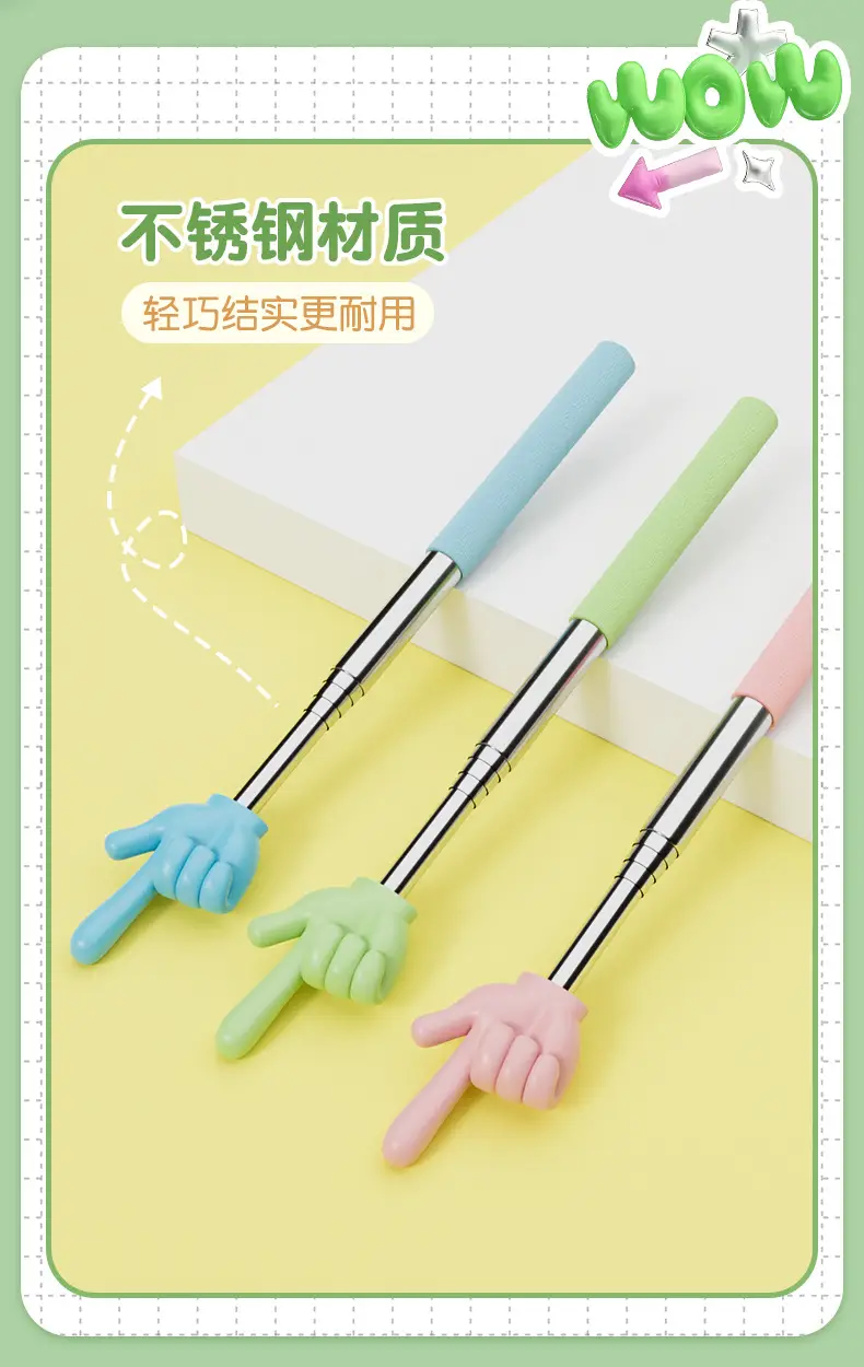 Finger Reading Stick Teacher Reading Finger Retractable Rod Small Finger Children Reading Finger Reading Retractable Pointer Finger Point Reading — feature 5