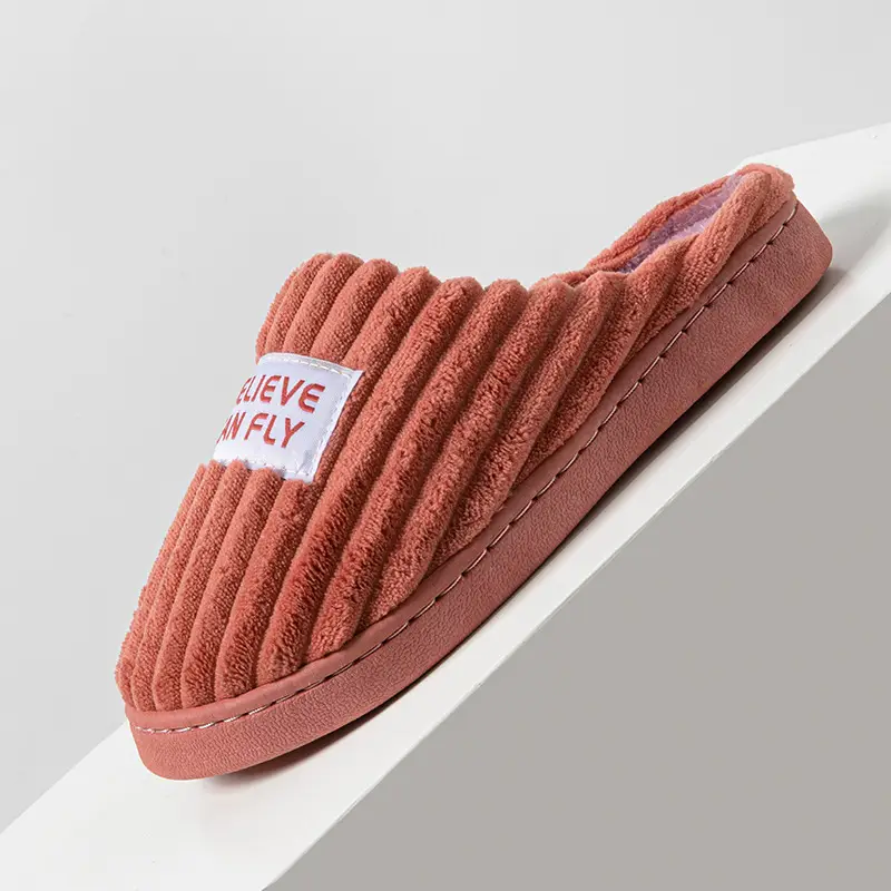 Cotton Wool Slippers for Men Winter Warm Indoor - Image 8