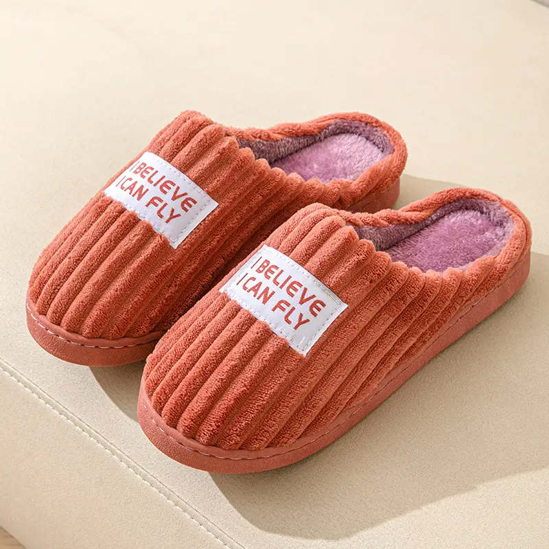 Cotton Wool Slippers for Men Winter Warm Indoor - Image 9