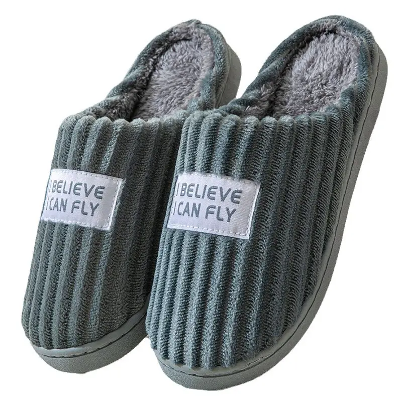 Cotton Wool Slippers for Men Winter Warm Indoor - Image 10