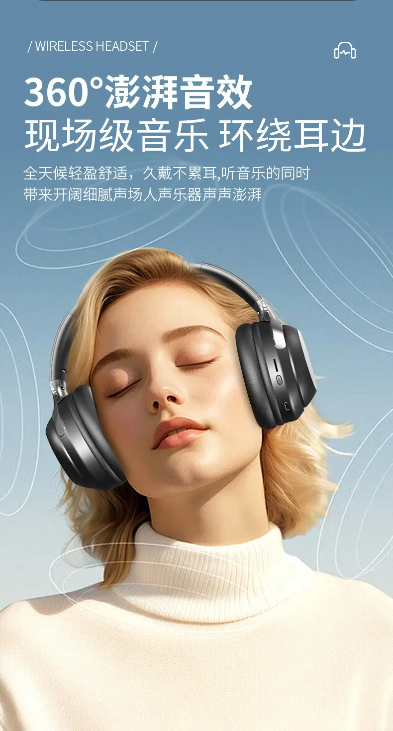 White Bluetooth Headset with Ultra-Long Battery — feature 6