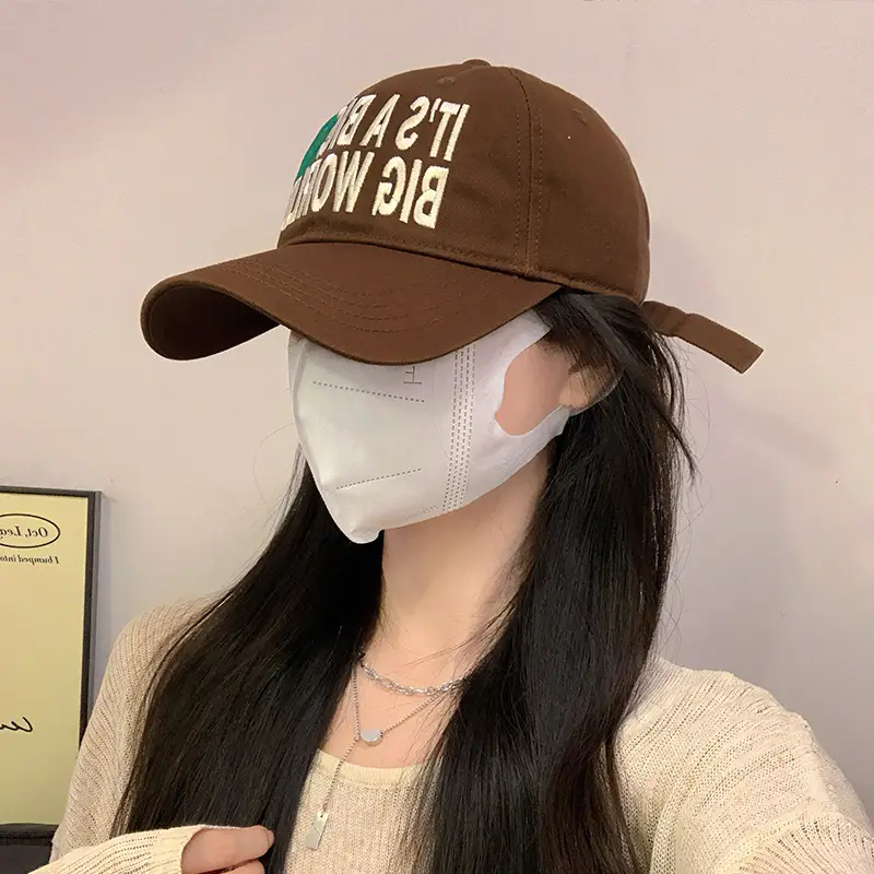 Women Pink Embroidered Baseball Cap - Image 10