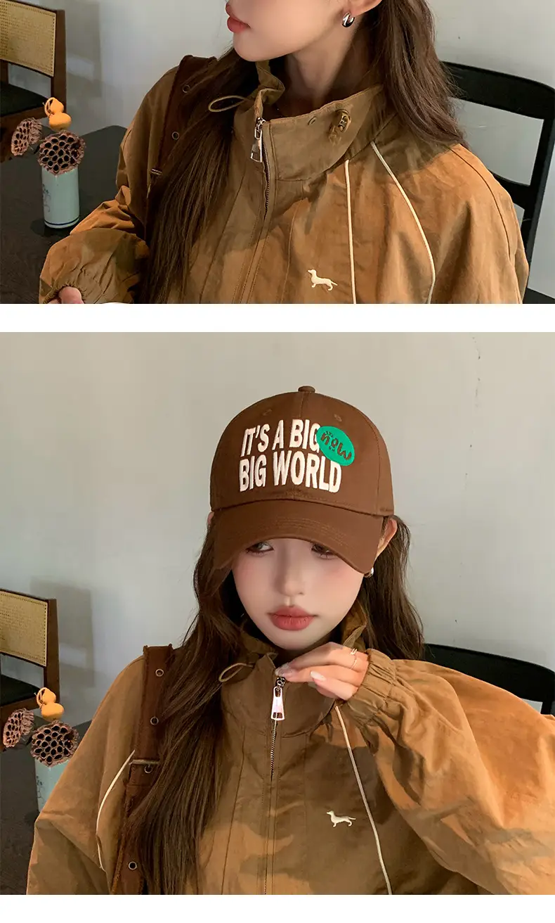 Women Pink Embroidered Baseball Cap — feature 10