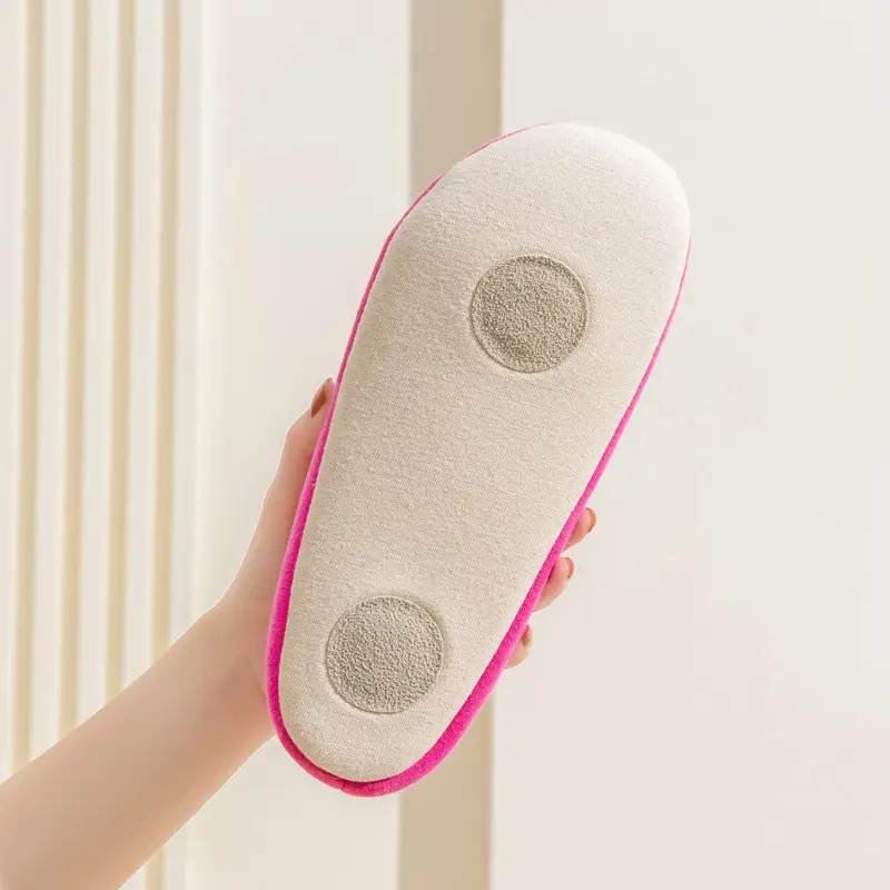 Japanese-style Women's Parent-child Autumn and Winter Cartoon Home Household Indoor Soft-soled Moon Shoes Cotton Slippers Feeling of Stepping on Shit - Image 6