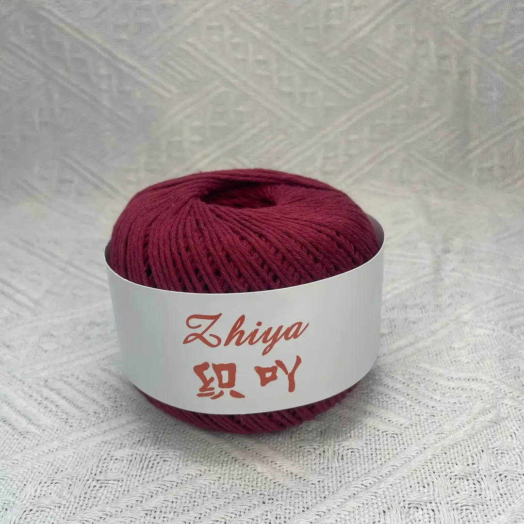 Factory direct 12 strands of cotton thread 150G hook bag special thread 1.5MM thick DIY hand-woven cotton and linen thread