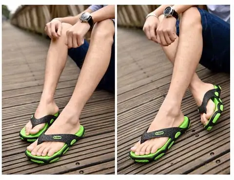 Men's 2025 Travel Flip-Flops Black Casual Outdoor — feature 7