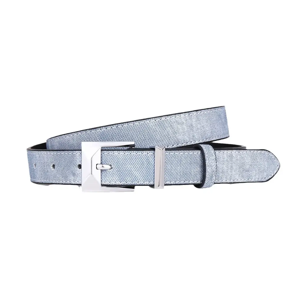 Women's Leather Belt with Cowhide Pin Buckle, 2.5cm Width - Image 8