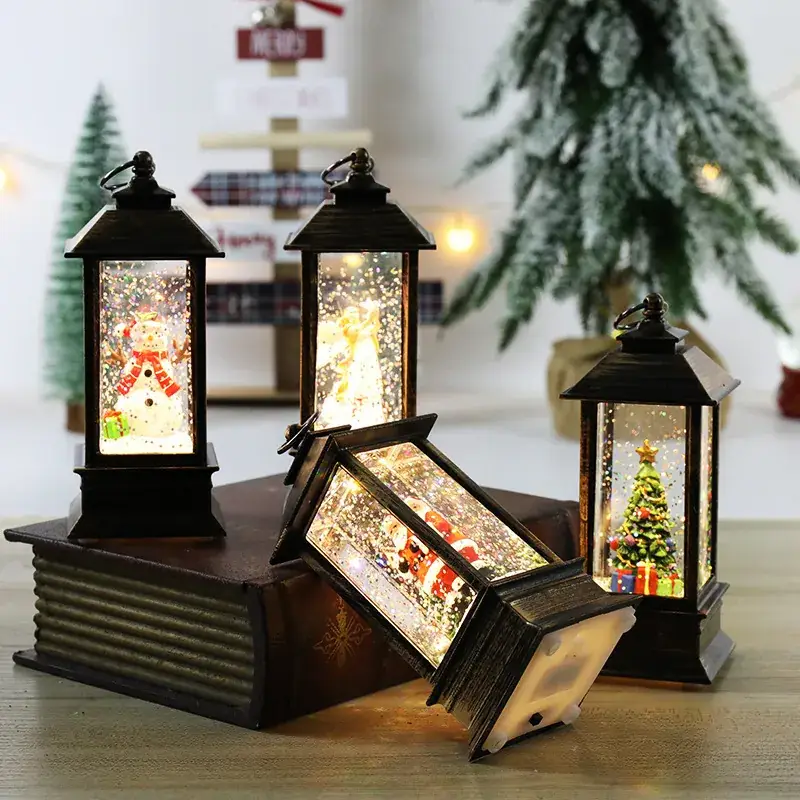 Christmas Wind Lamp with Santa Decor Crystal Design - Image 21