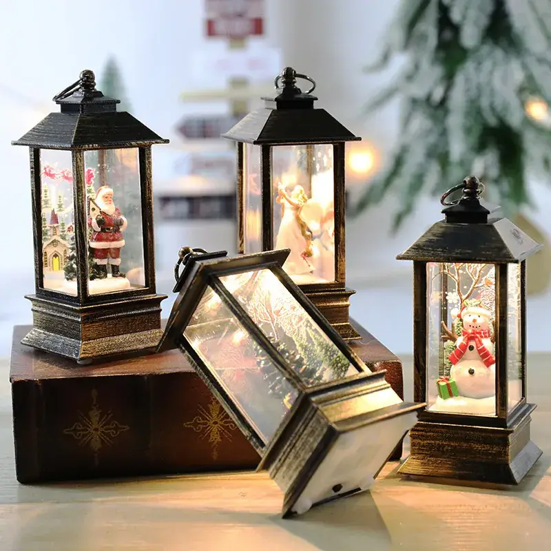 Christmas Wind Lamp with Santa Decor Crystal Design - Image 23