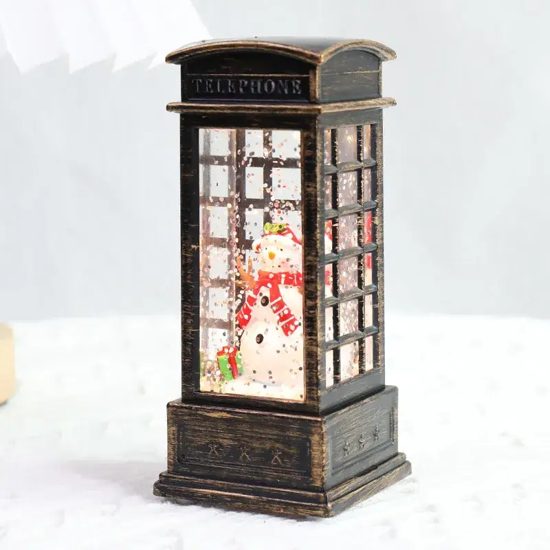 Christmas Wind Lamp with Santa Decor Crystal Design - Image 12